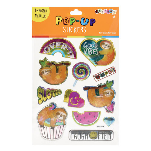 Sloths Pop Up Stickers Sloths Pop Up Stickers