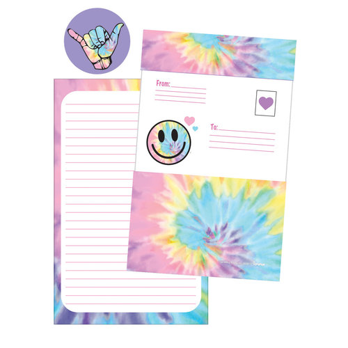 Pastel Tie Dye Foldover Cards Pastel Tie Dye Foldover Cards