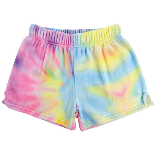 Pastel Tie Dye Fuzzy Shorts Pastel Tie Dye Fuzzy Shorts