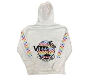 rainbow checkered hoodie