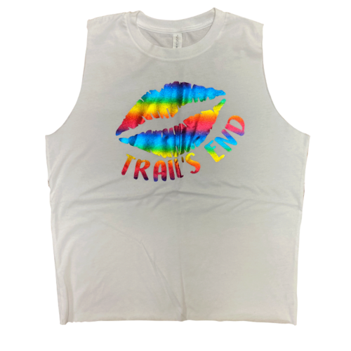 Rainbow Camp Lips Sleeveless Shirt Rainbow Camp Lips Sleeveless Shirt