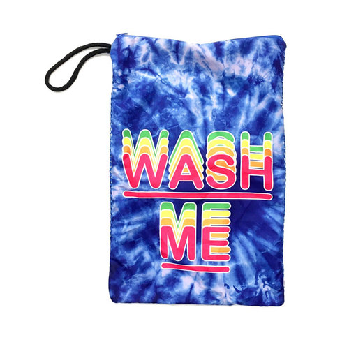 Blue Tie Dye Wash Me Sock Bag Blue Tie Dye Wash Me Sock Bag