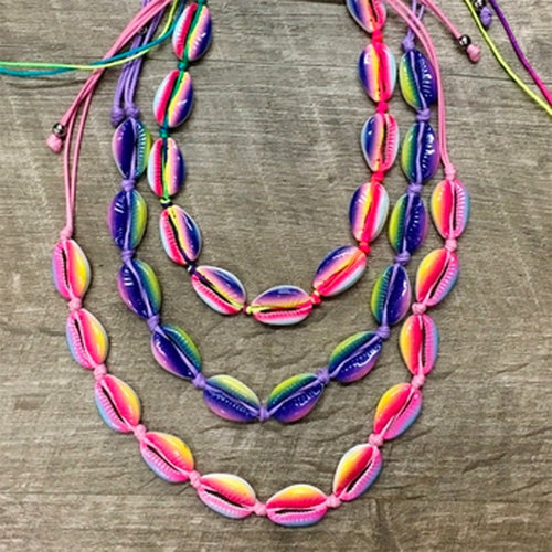 Tie Dye Shell Necklace Tie Dye Shell Necklace