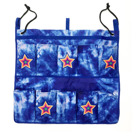 Blue Tie Dye Shoe Bag Blue Tie Dye Shoe Bag