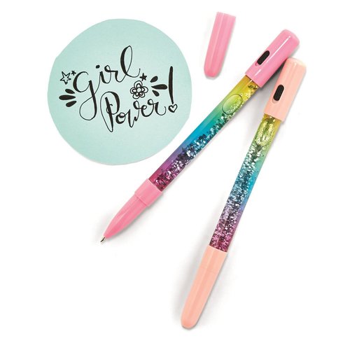 Girl Power Light Up Sparkly Pen Girl Power Light Up Sparkly Pen