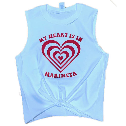 My Heart is In Camp Marimeta Tied Tank My Heart is In Camp Marimeta Tied Tank