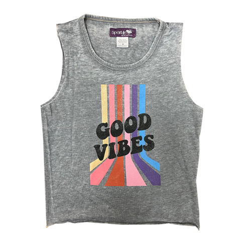 Good Vibes Retro Muscle Shirt Good Vibes Retro Muscle Shirt