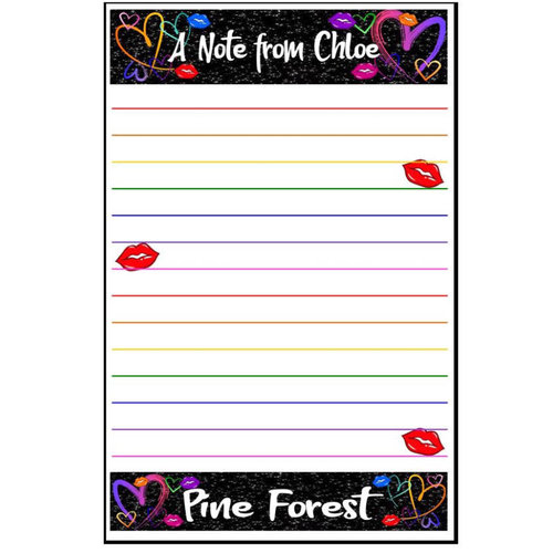 Lined Galaxy Love Notecards Lined Galaxy Love Notecards