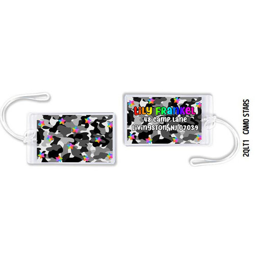 Camo Stars Luggage Tags Camo Stars Luggage Tags
