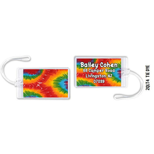 Tie Dye Luggage Tag Tie Dye Luggage Tag