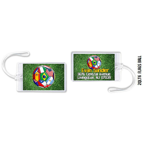 Flags and Ball Luggage Tag Flags and Ball Luggage Tag