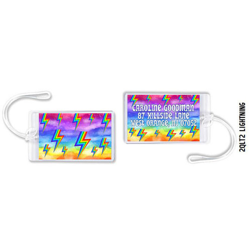 Lightning Bolts Luggage Tag Lightning Bolts Luggage Tag