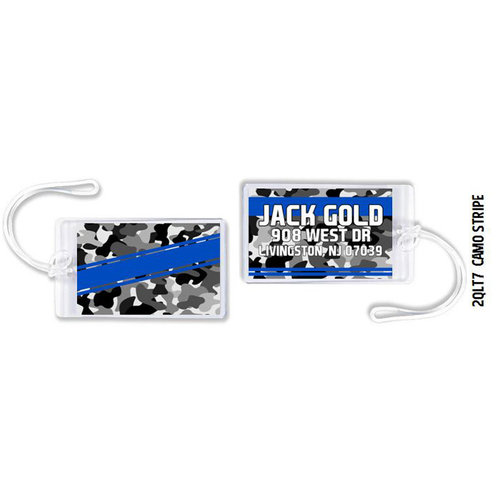Camo Stripe Luggage Tag Camo Stripe Luggage Tag