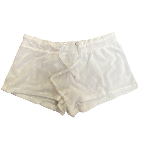 So Nikki White Terry Shorts So Nikki White Terry Shorts