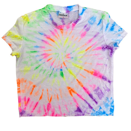 Stormy Tie Dye Cropped Tee Stormy Tie Dye Cropped Tee