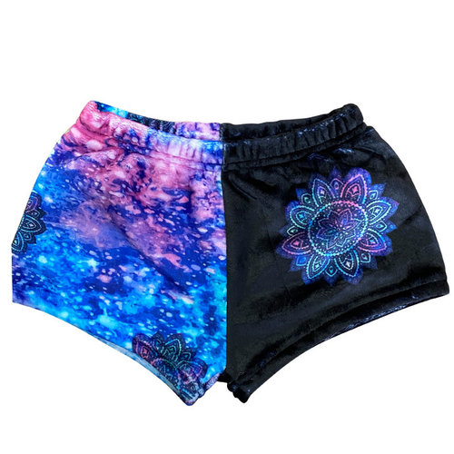 Flower Galaxy Fuzzy Shorts Flower Galaxy Fuzzy Shorts