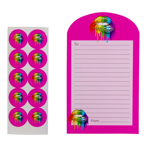 Camp Friends Lips Fold and Seal Camp Friends Lips Fold and Seal