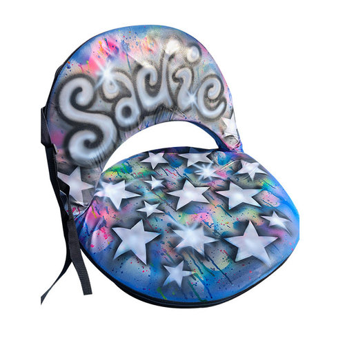 Splatter Star Airbrushed Ground Chair Splatter Star Airbrushed Ground Chair
