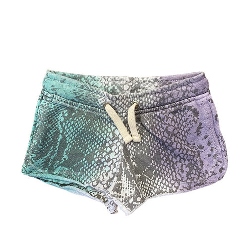 Tricolor Snake Print Shorts Tricolor Snake Print Shorts