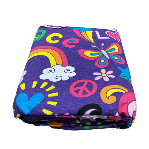 Purple Groovy Jersey Sheets Purple Groovy Jersey Sheets