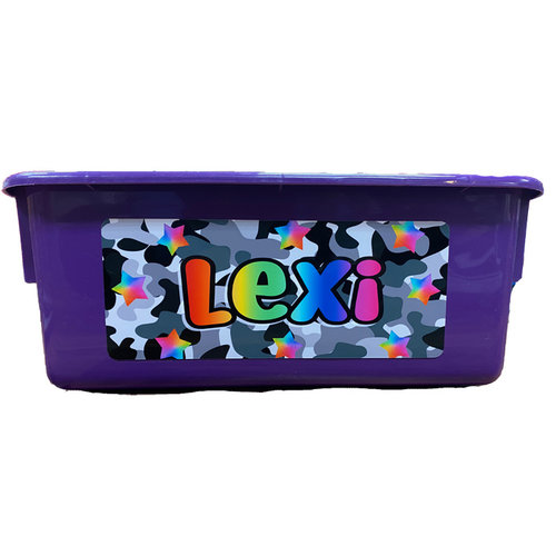 Camo Stars Storage Tub Camo Stars Storage Tub