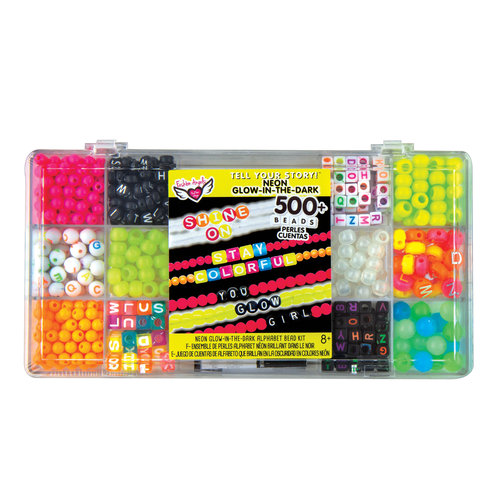 Neon Glow Alphabet Bead Case Neon Glow Alphabet Bead Case