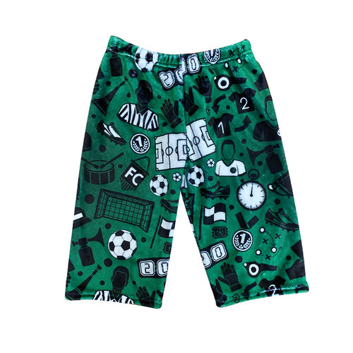 Green Soccer Fuzzy Boy Shorts Green Soccer Fuzzy Boy Shorts
