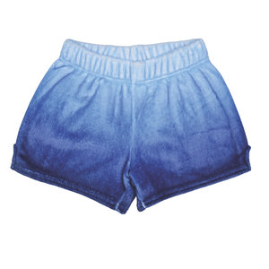 Blue Ombre Fuzzy Shorts