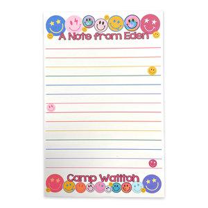 Ombre Smiley Lines Stationery