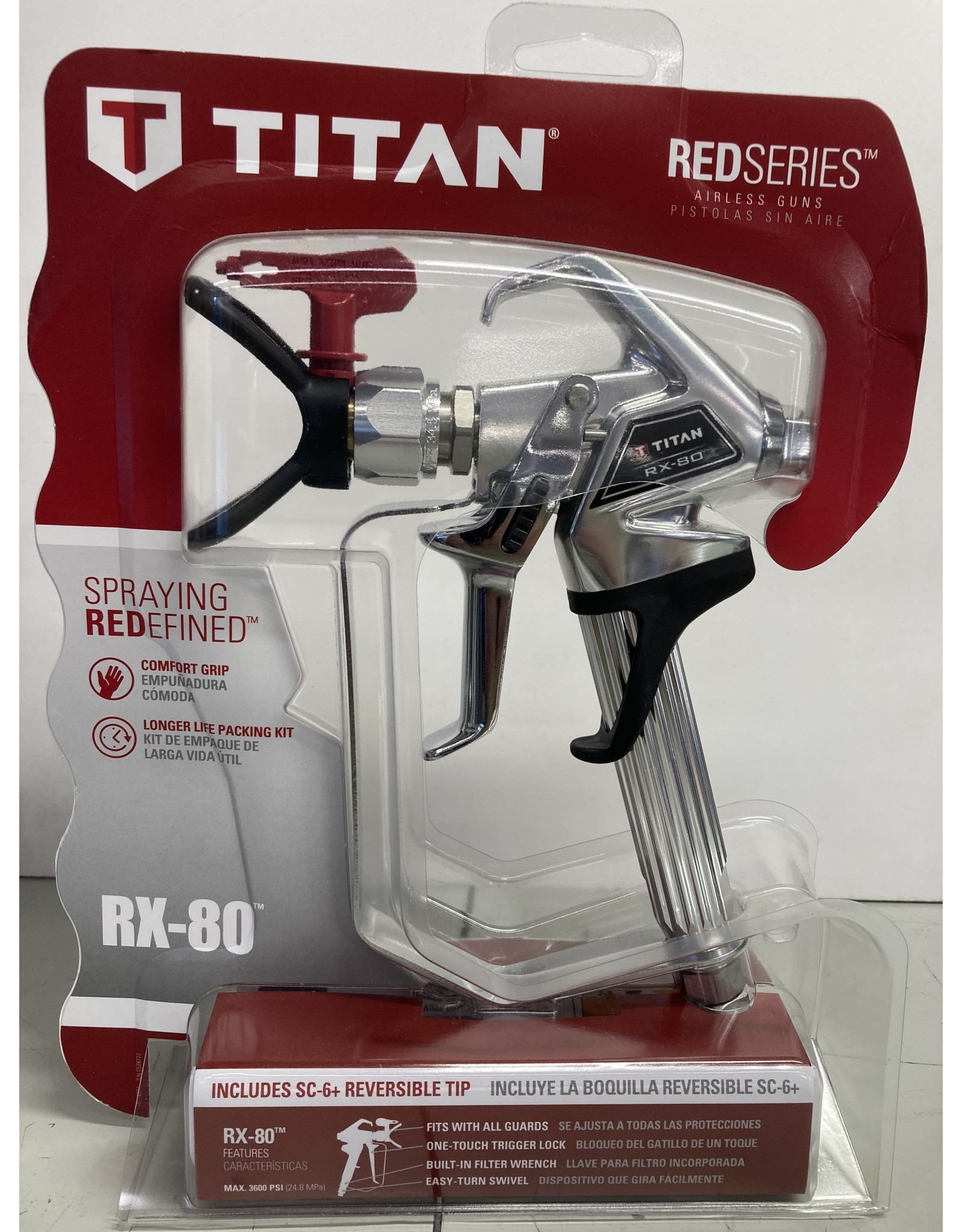 Titan 538008 Titan RX-80 Spray Gun Two Finger