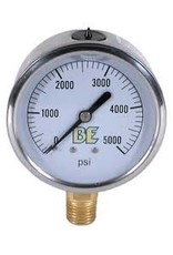 BE 85.300.100 BE Gauge 100psi. Stainless Steel Glycerin Pressure Gauge