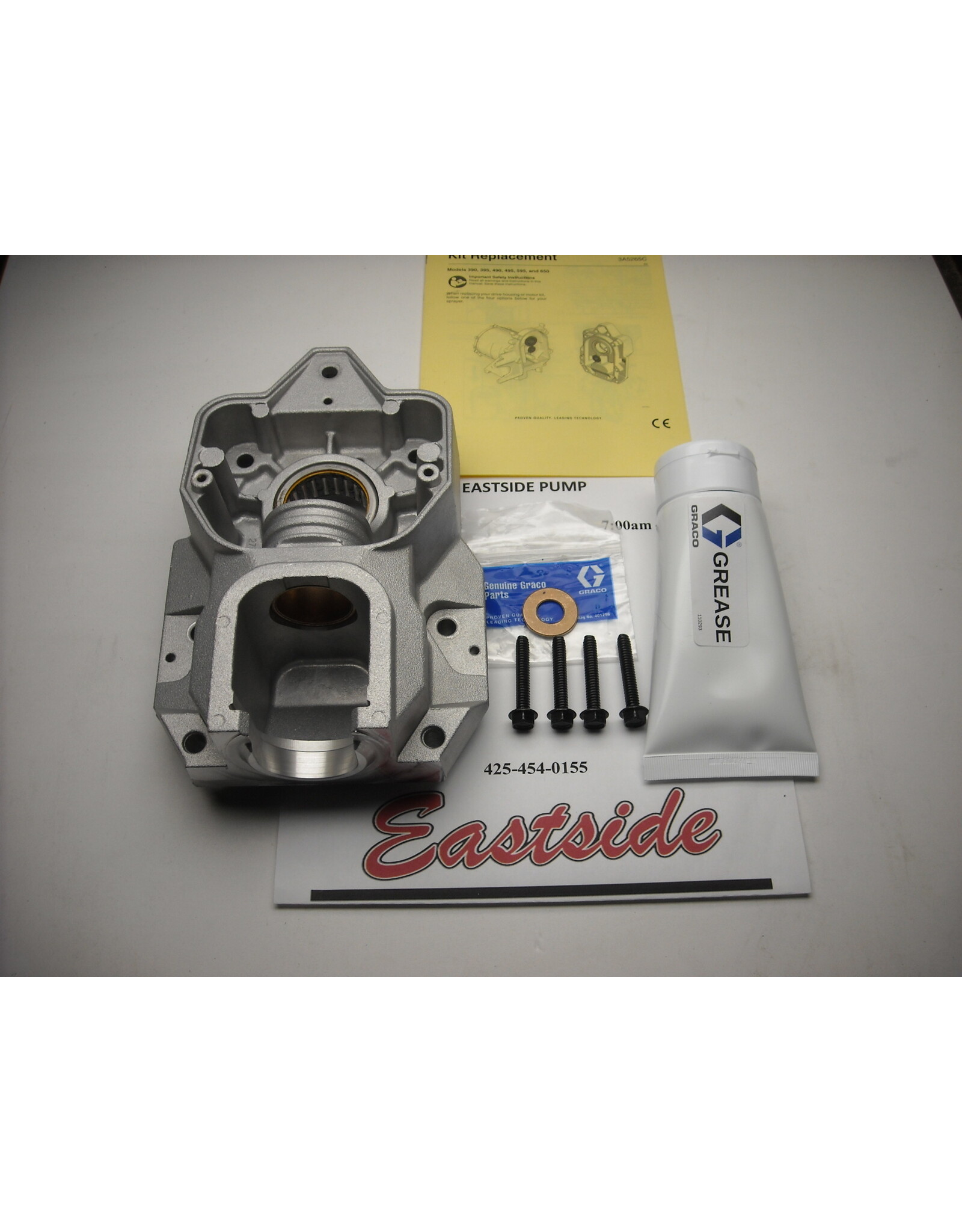 Graco 24W817 Graco Drive Housing, 395,490,495,595,650