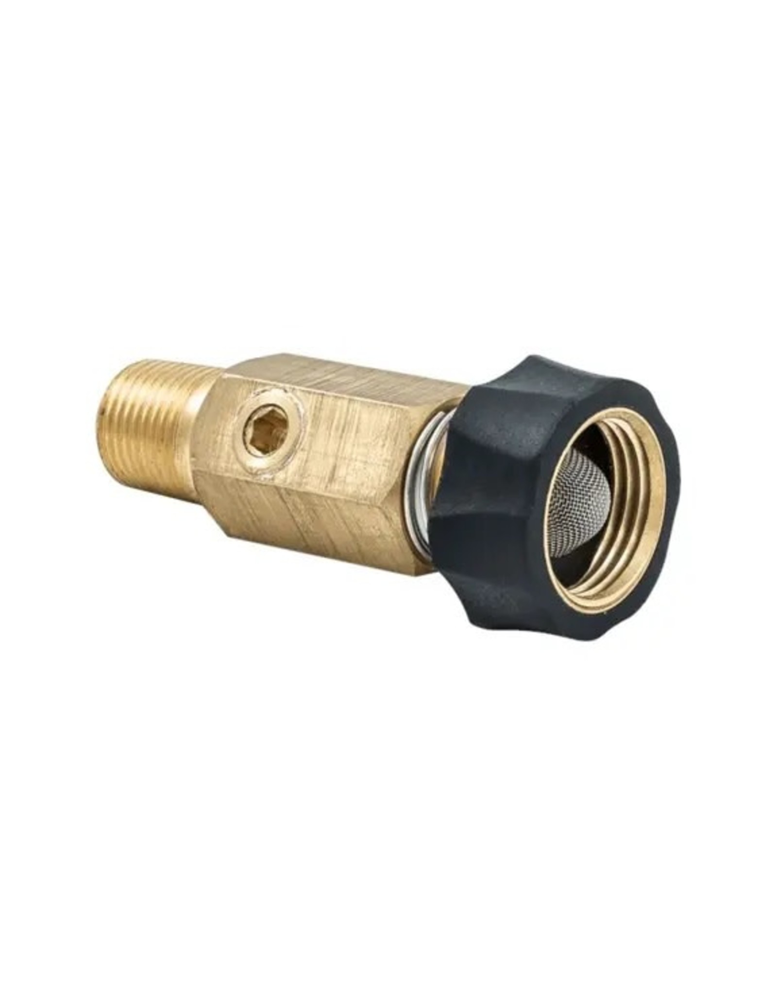 BE 85.300.056 Brass Filtered Inlet 1/2 NPT x 3/4 FNPT