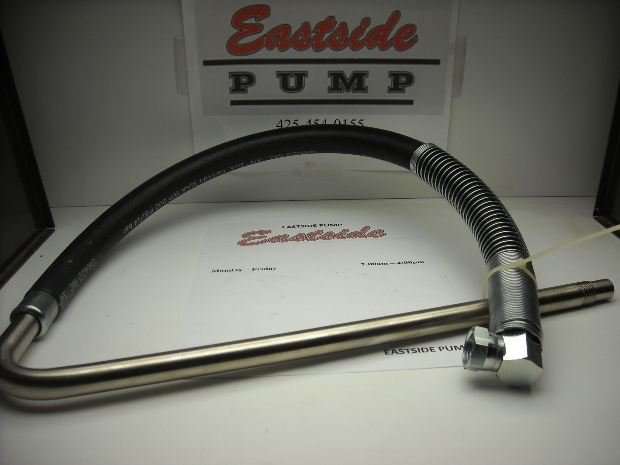 244353 Graco Syphon Hose, 395/595 ST Pro. KIT , SUCTION, FEMALE, BLACK