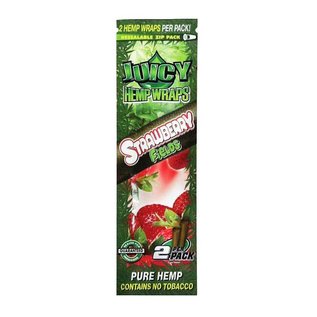 Juicy Jay Hemp Wraps - Strawberry Fields - 2pk