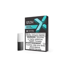 STLTH X Pods - Double Mint 20 mg 3 Pack