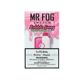 Mr.Fog Mr. Fog Switch X (5500) - Watermelon Bubble Gang Ice 20mg