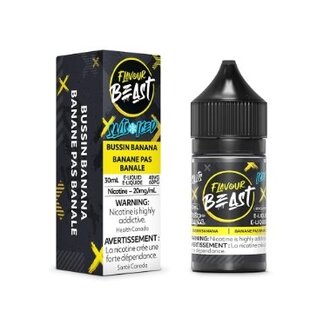 flavour Beast Flavour Beast salt nic - Bussin Banana Iced 30ml 20mg