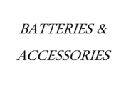 BATTERIES & ACCESSORIES