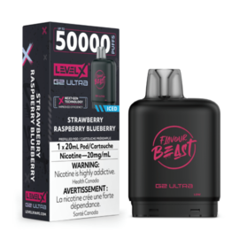 flavour Beast Level X G2 Ultra - Strawberry Raspberry Blueberry Ice