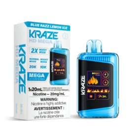 Kraze Kraze HD Mega 20K - Blue Razz Lemon Ice