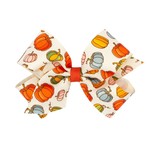 Wee Ones MED Harvest Print Bow