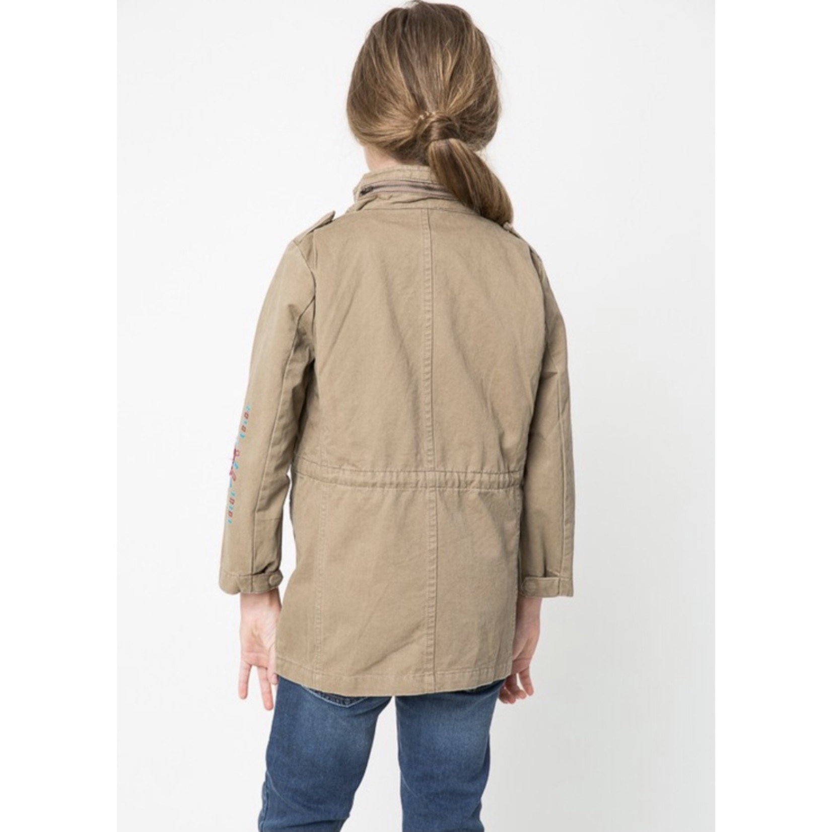 Hayden Girls Olive Cargo Jacket - Size 9/10