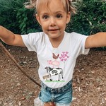 Farm Girl Valentine Tee (Size 4T)