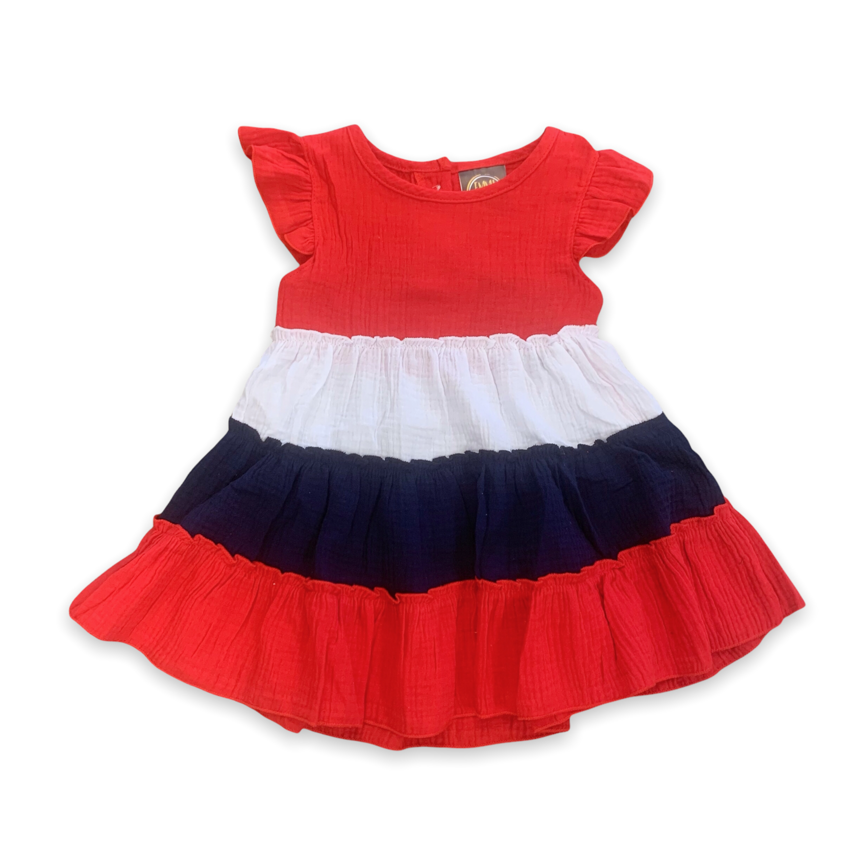 Emma Jean Red White Blue Layered Dress #22-209