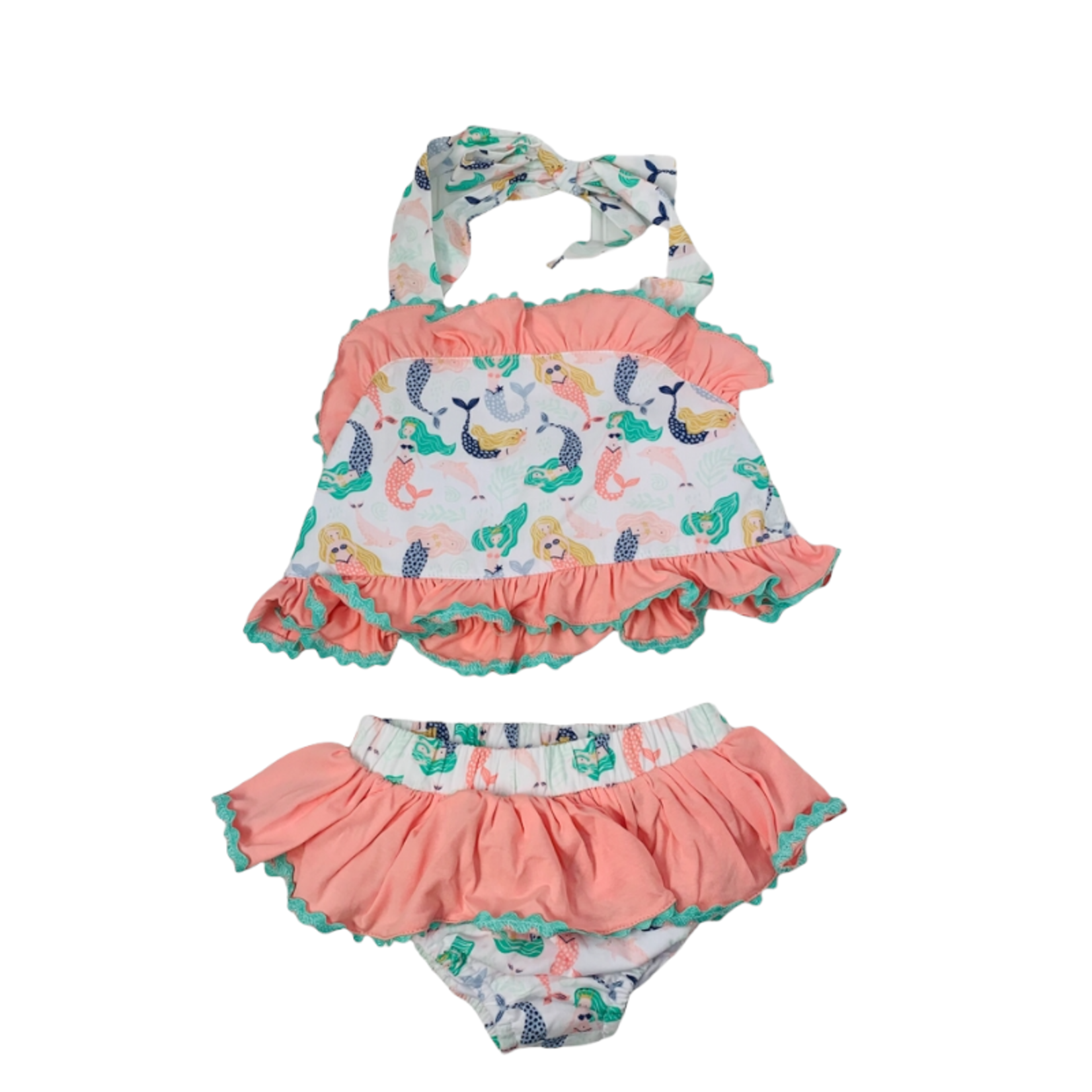 Banana Split Kids Mermaid 2pc Swimsuit - Ruffle Me This