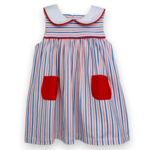 Banana Split Patriotic Stripe Dress