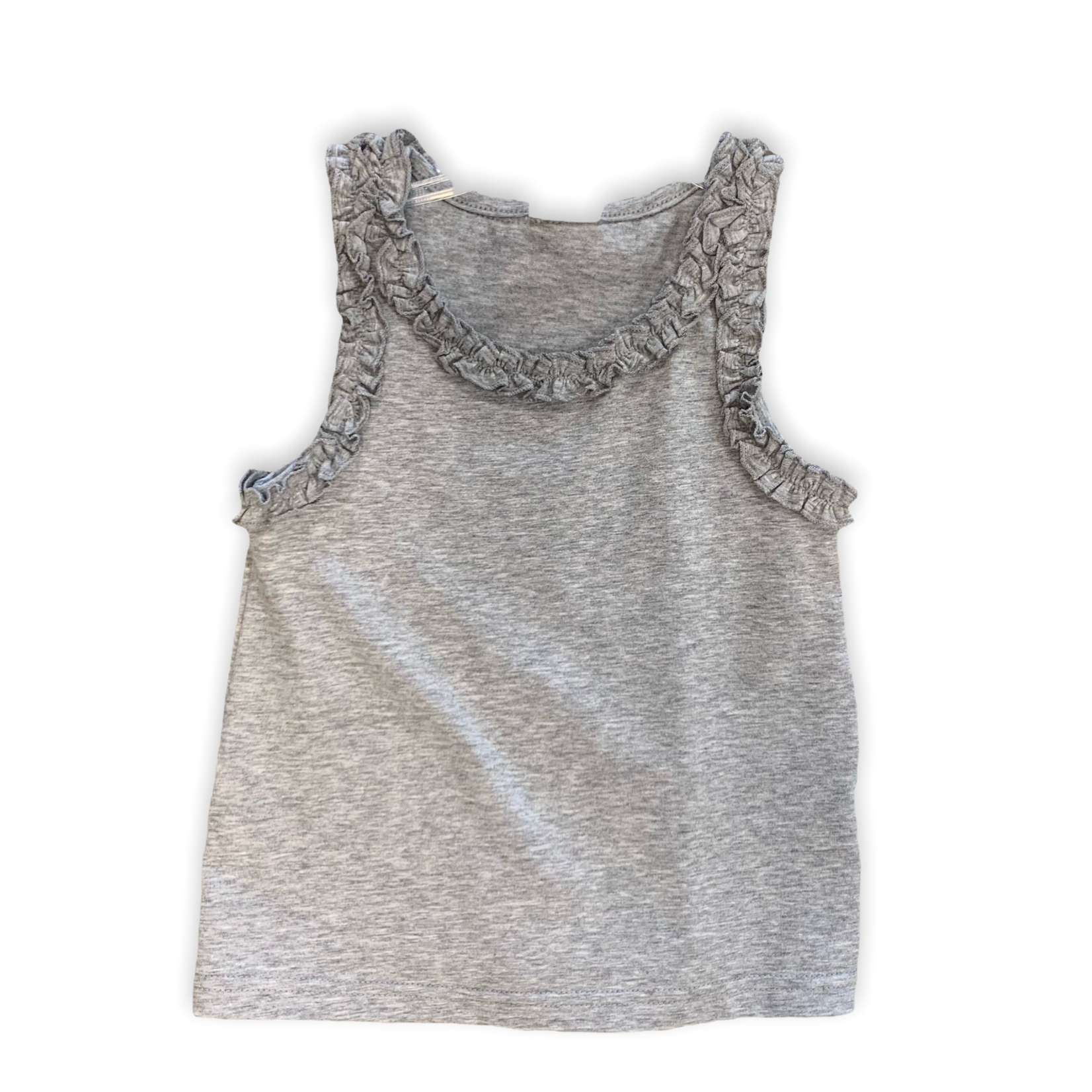 ML Kids Ruffled Tank -Grey #22-314