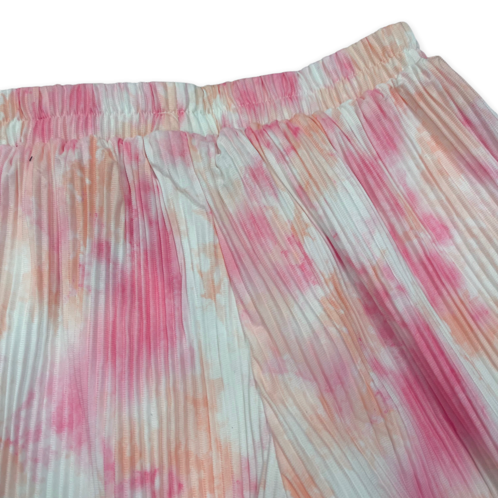 ML Kids Tie-Dye Crinkled Shorts - Pink #22-306