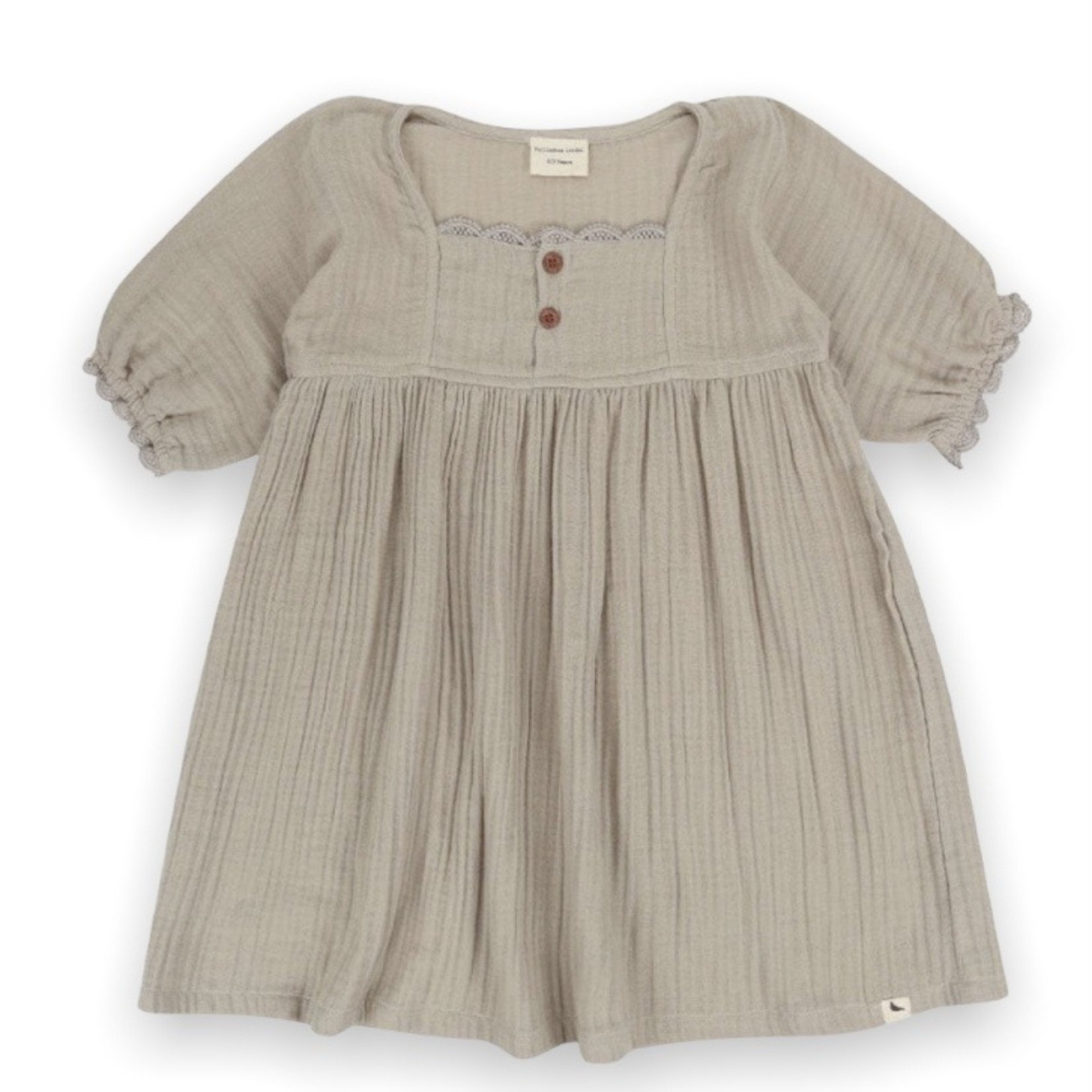 Turtledove London Pumice Gauze Dress #22-372